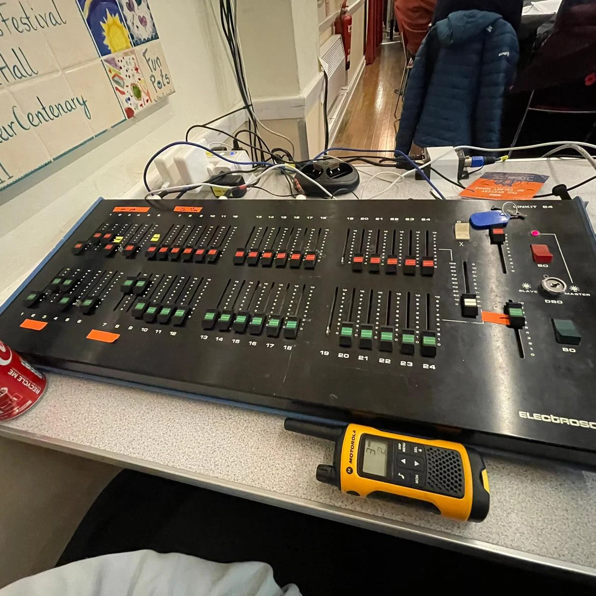 Old Lighting Console - Mystery of Talbot Manor - Lindfield Dramatic Club